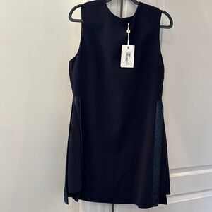 Ted Baker London Navy Sleeveless Sheath Mini Dress